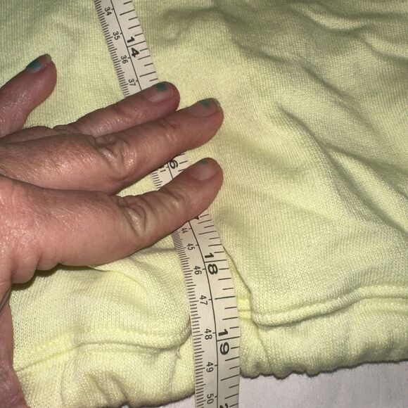 so lounge life sweatshirt soft yellow Small NWT Soft And Comfy - Picture 6 of 6